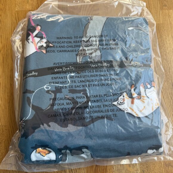 Vera Bradley Cat's Meow Fleece Throw Blanket NWT - Picture 4 of 4